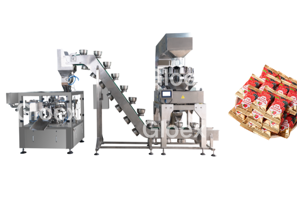 CSC2951-Candy Counting and Rotary Type Premade Pouch Packaging System